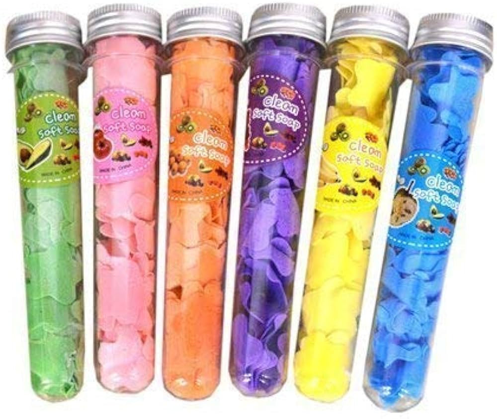 Disposable Flower Paper Soap Sheets – Portable Travel Tube