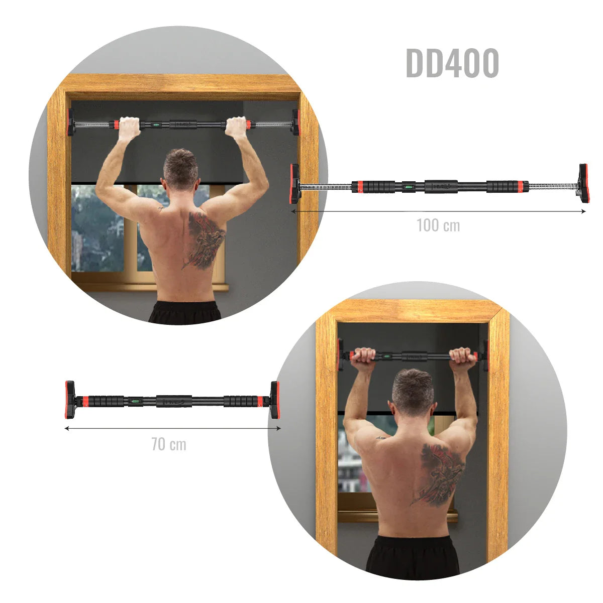 Power Fit Adjustable Doorway Pull Up Bar